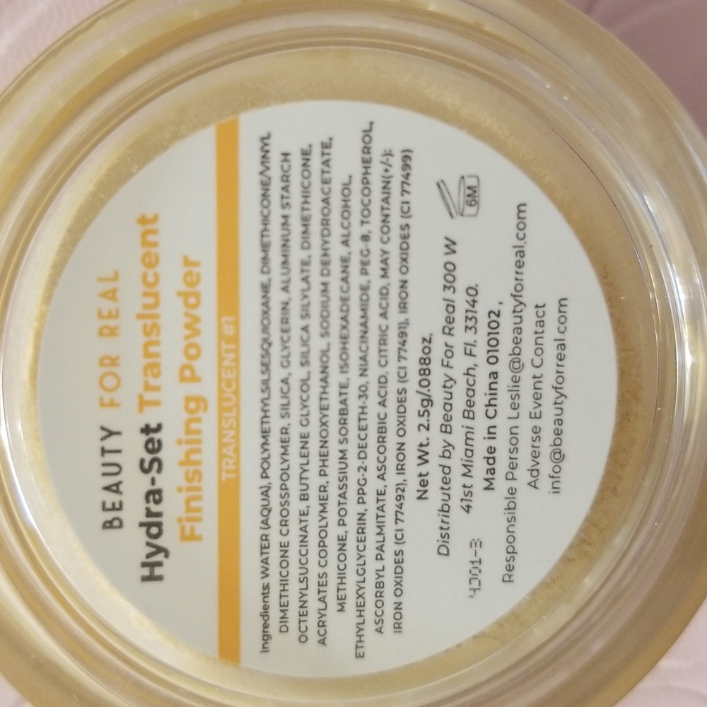 4/25 Bundle Item. Beauty For Real Hydra-Set Translucent Finishing Powder #1 - Picture 3 of 4